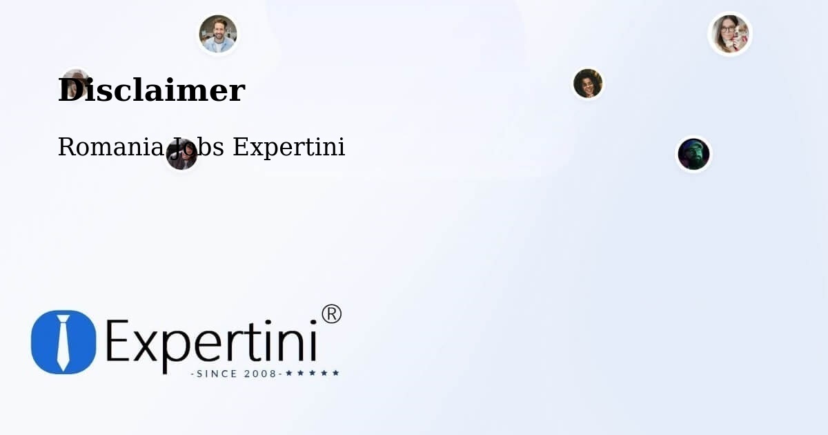 Disclaimer – Comuna Lucieni - Romania Jobs Expertini