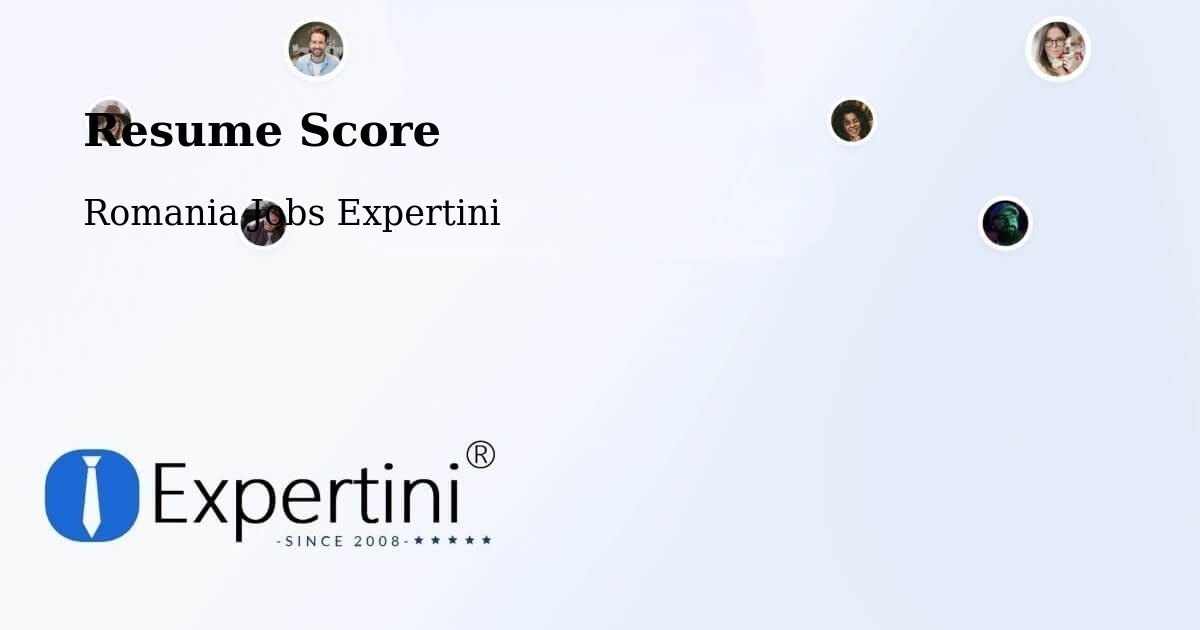 Resume Score & Job Description Match Tool – Comuna Lucieni - Romania Jobs Expertini